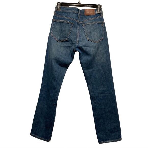 Madewell Cruiser Straight Crop Denim Roger Wash - Picture 4 of 9